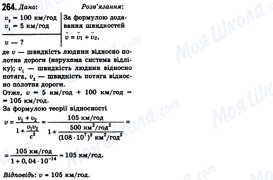 ГДЗ Фізика 10 клас сторінка 264