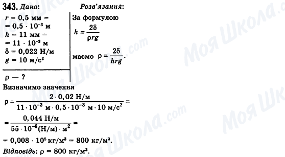 ГДЗ Физика 10 класс страница 343