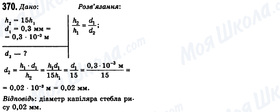 ГДЗ Фізика 10 клас сторінка 370