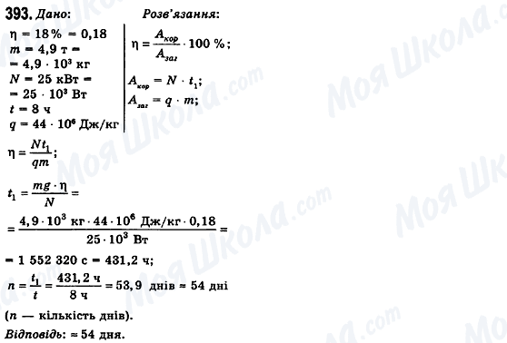 ГДЗ Физика 10 класс страница 393