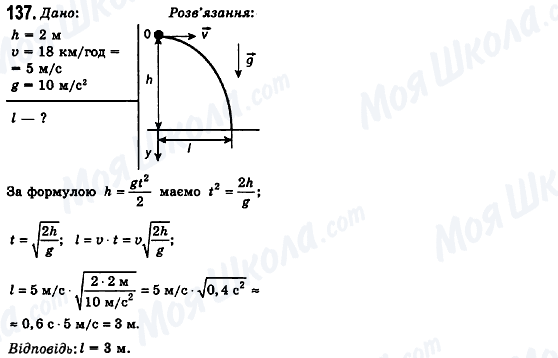 ГДЗ Фізика 10 клас сторінка 137