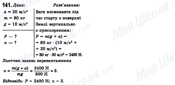 ГДЗ Физика 10 класс страница 141