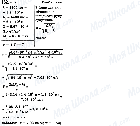 ГДЗ Физика 10 класс страница 162