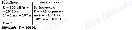 ГДЗ Физика 10 класс страница 166
