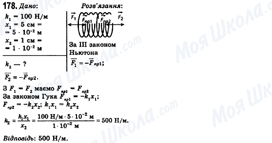 ГДЗ Фізика 10 клас сторінка 178