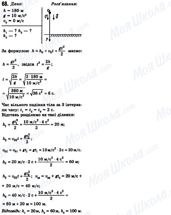 ГДЗ Физика 10 класс страница 68