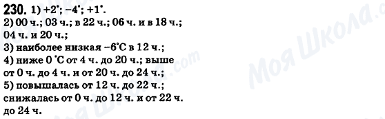 ГДЗ Математика 6 клас сторінка 230