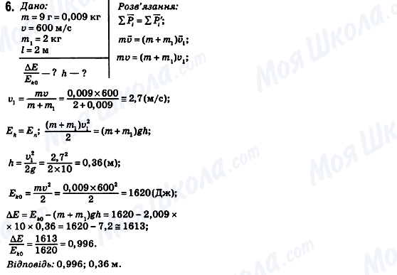 ГДЗ Физика 10 класс страница 6