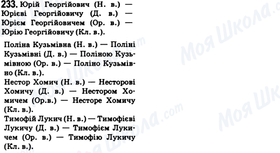 ГДЗ Укр мова 6 класс страница 233