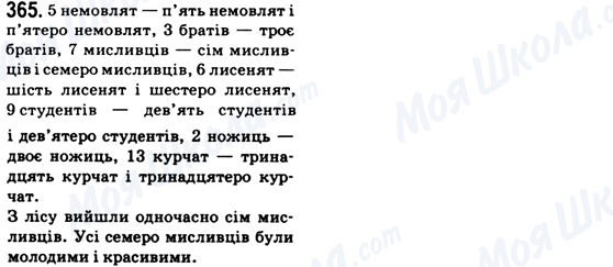 ГДЗ Українська мова 6 клас сторінка 365