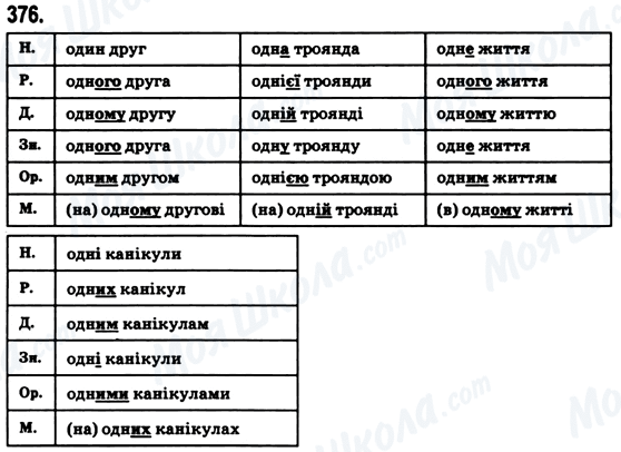 ГДЗ Українська мова 6 клас сторінка 376