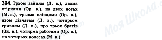ГДЗ Укр мова 6 класс страница 394