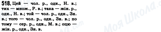 ГДЗ Укр мова 6 класс страница 518