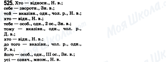 ГДЗ Українська мова 6 клас сторінка 525