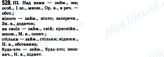 ГДЗ Українська мова 6 клас сторінка 528