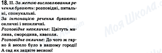 ГДЗ Українська мова 6 клас сторінка 18