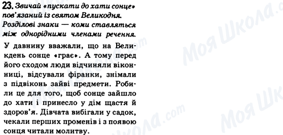 ГДЗ Українська мова 6 клас сторінка 23