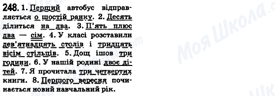 ГДЗ Укр мова 6 класс страница 248