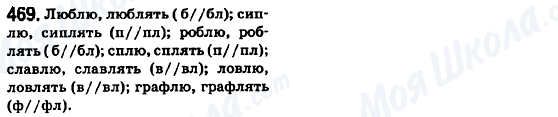 ГДЗ Українська мова 6 клас сторінка 469