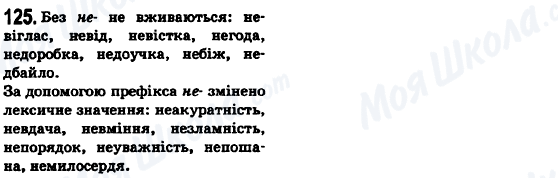 ГДЗ Укр мова 6 класс страница 125