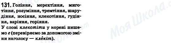 ГДЗ Українська мова 6 клас сторінка 131