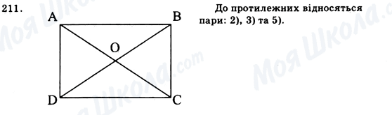 ГДЗ Геометрія 9 клас сторінка 211