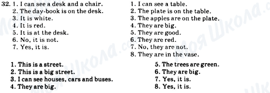 ГДЗ Англійська мова 5 клас сторінка 32