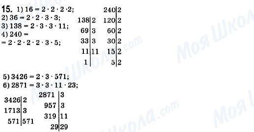 ГДЗ Математика 6 клас сторінка 15