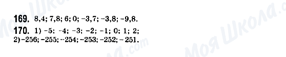 ГДЗ Математика 6 клас сторінка 169-170