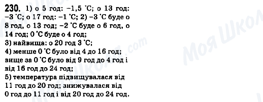 ГДЗ Математика 6 клас сторінка 230