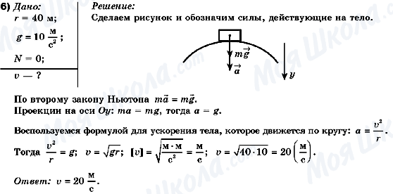 ГДЗ Физика 10 класс страница 6