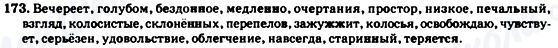 ГДЗ Російська мова 7 клас сторінка 173