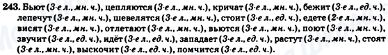 ГДЗ Російська мова 7 клас сторінка 243