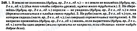 ГДЗ Російська мова 7 клас сторінка 248