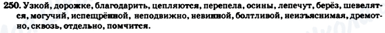 ГДЗ Російська мова 7 клас сторінка 250