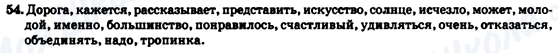 ГДЗ Російська мова 7 клас сторінка 54