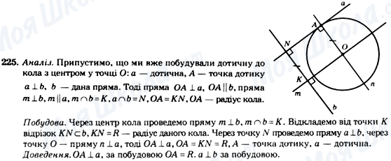 ГДЗ Геометрія 7 клас сторінка 225