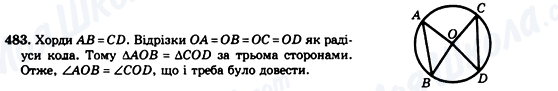 ГДЗ Геометрія 7 клас сторінка 483