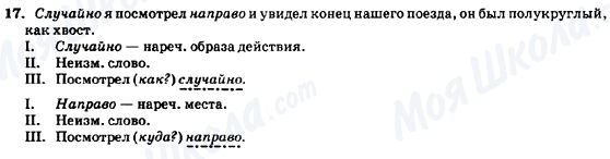 ГДЗ Російська мова 7 клас сторінка 17