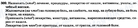 ГДЗ Російська мова 7 клас сторінка 309