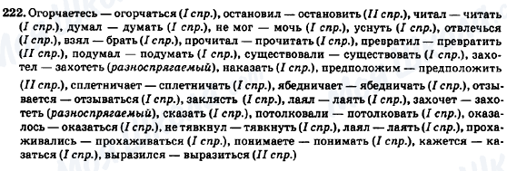 ГДЗ Російська мова 7 клас сторінка 222