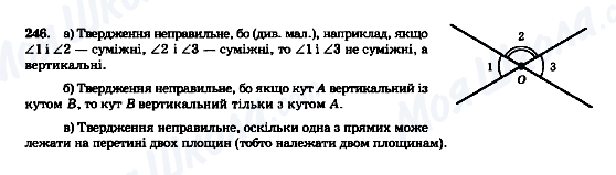 ГДЗ Геометрія 7 клас сторінка 246