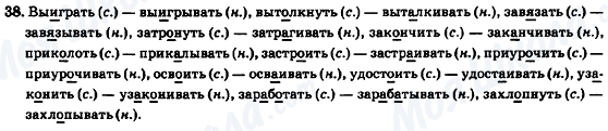 ГДЗ Російська мова 7 клас сторінка 38