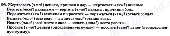 ГДЗ Російська мова 7 клас сторінка 96