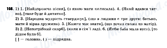 ГДЗ Українська мова 9 клас сторінка 108