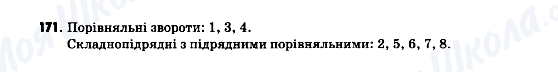 ГДЗ Українська мова 9 клас сторінка 171