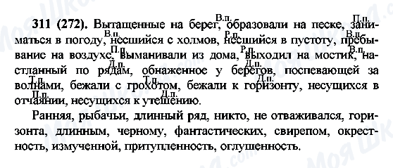 ГДЗ Російська мова 7 клас сторінка 311(272)