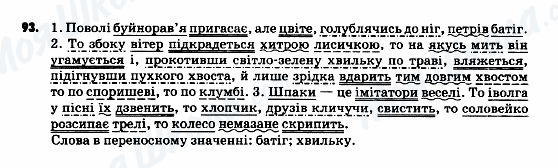 ГДЗ Українська мова 9 клас сторінка 93