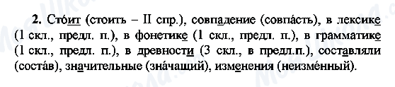 ГДЗ Російська мова 7 клас сторінка 2