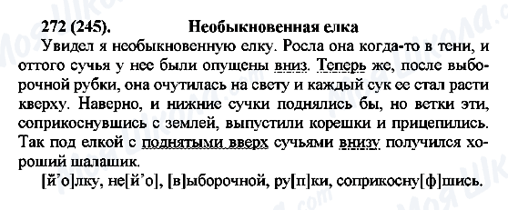 ГДЗ Російська мова 7 клас сторінка 272(245)
